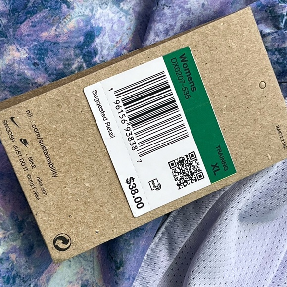 Nike Women's Summer Print Tempo Shorts in Purple Size:XL NWT - Picture 8 of 14